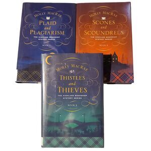 Molly MacRae Highland Bookshop Mystery Series Books 1-3 Hardcover Collection Set